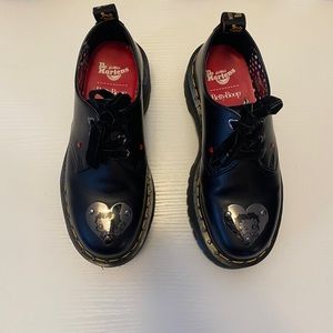 Dr Martens X Betty Boop Collab 1461 Quad platform shoes Size 6 Womens